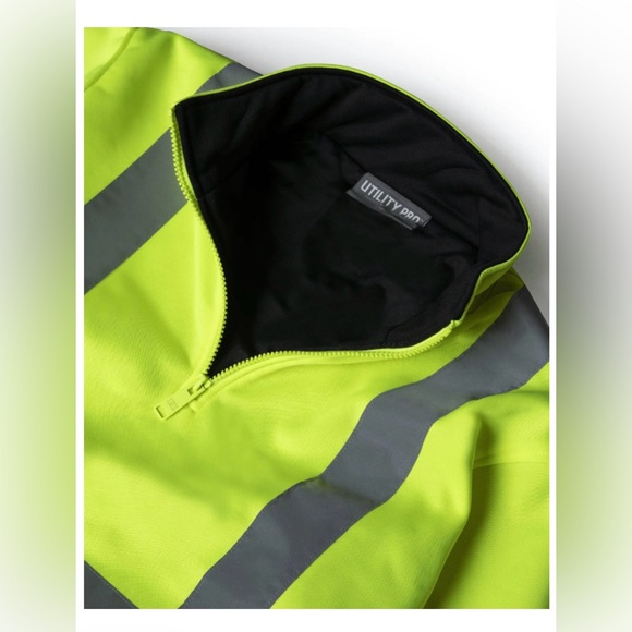 Utility Pro Women’s High Visibility Dual Tone Zip Up Long Sleeve Soft Shell - Picture 16 of 16